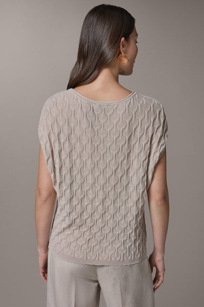 Donna Karan CAP SLEEVE SWEATER