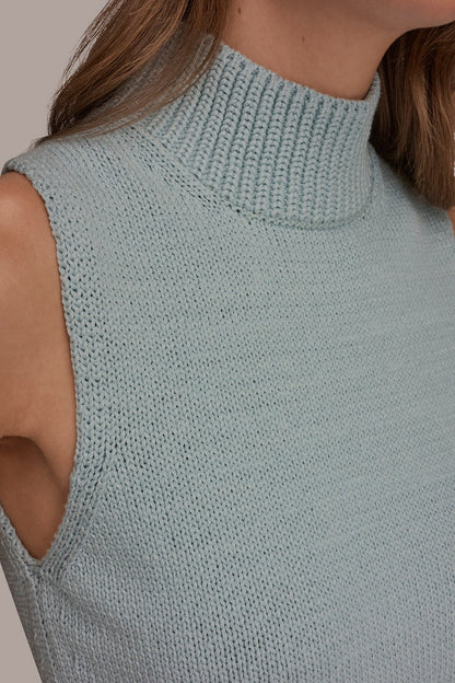 Donna Karan SLEEVELESS A-LINE SWEATER