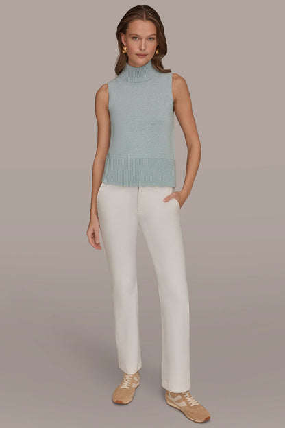 Donna Karan SLEEVELESS A-LINE SWEATER