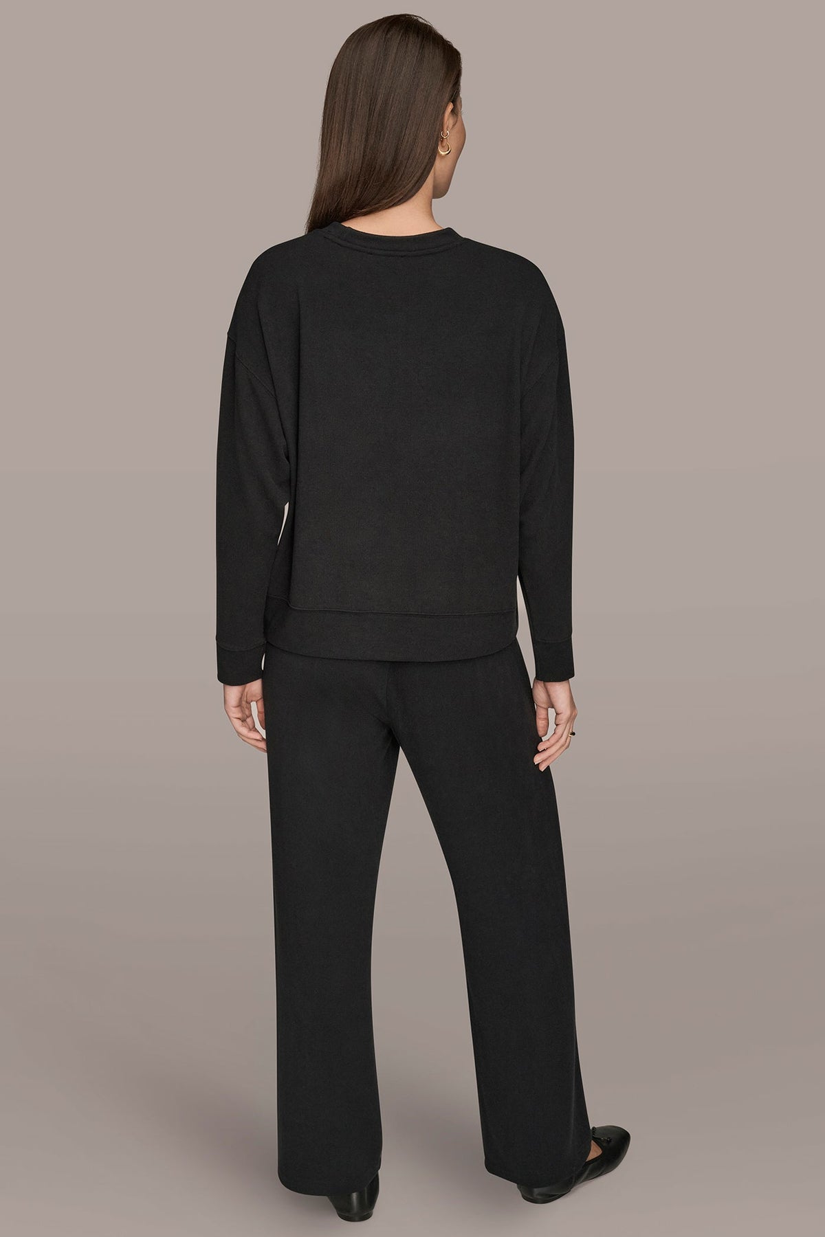 Donna Karan LONG SLEEVE SWEATSHIRT