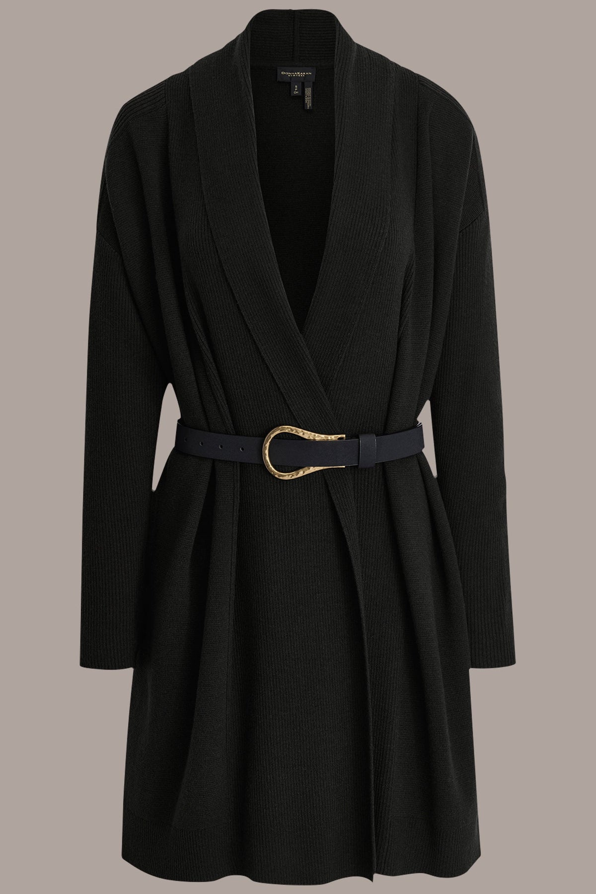 Donna Karan V-NECK LONG CARDIGAN