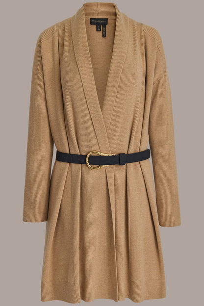Donna Karan V-NECK LONG CARDIGAN