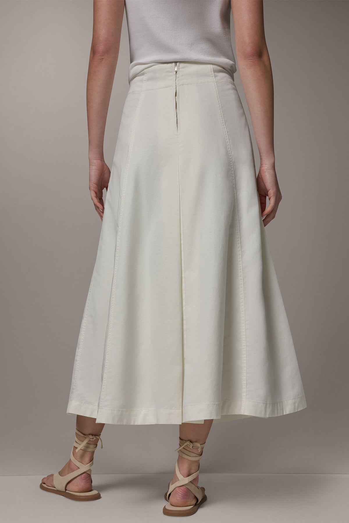 Donna Karan MIDI A-LINE PANEL SKIRT