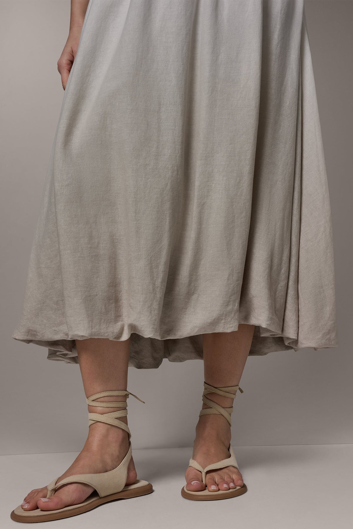 Donna Karan DIP DYE MIDI BUBBLE SKIRT