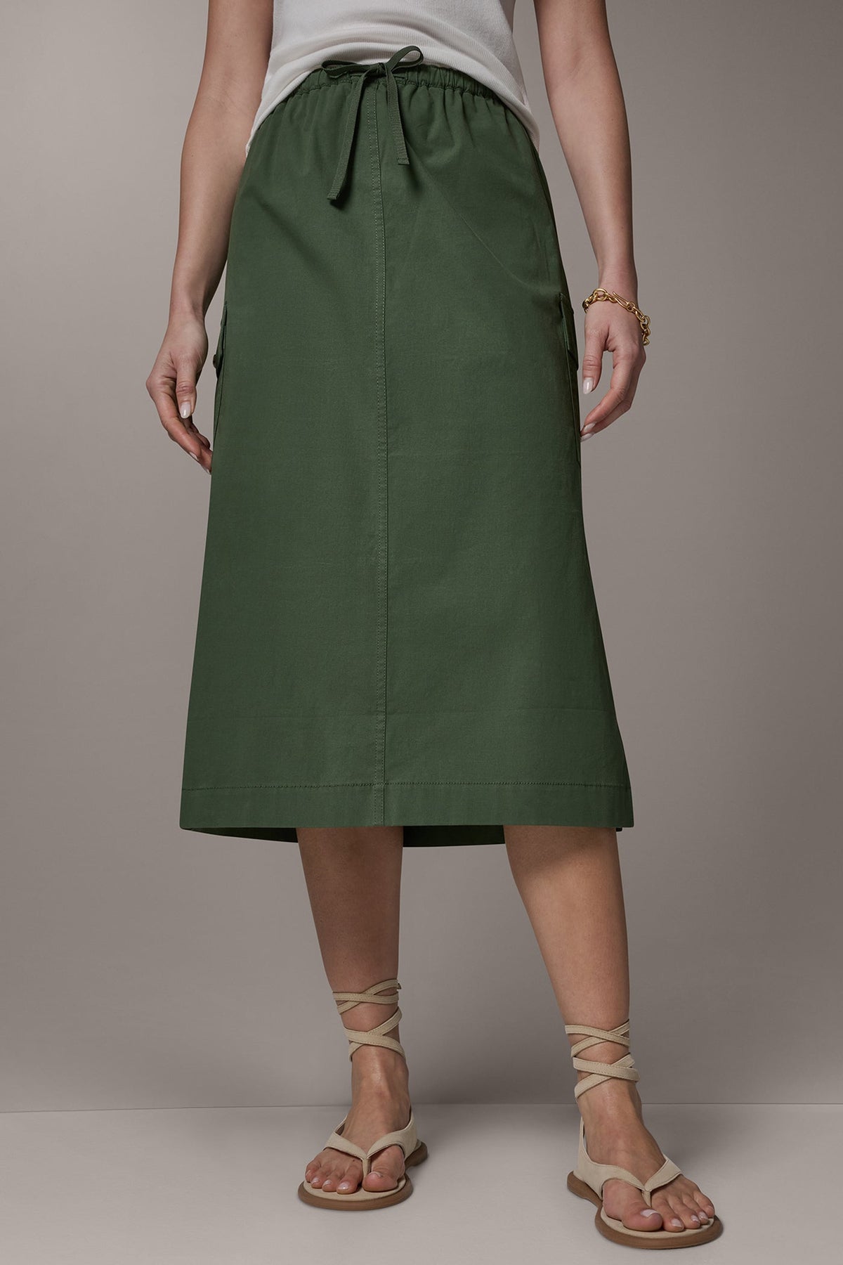 Donna Karan MIDI CARGO PENCIL SKIRT
