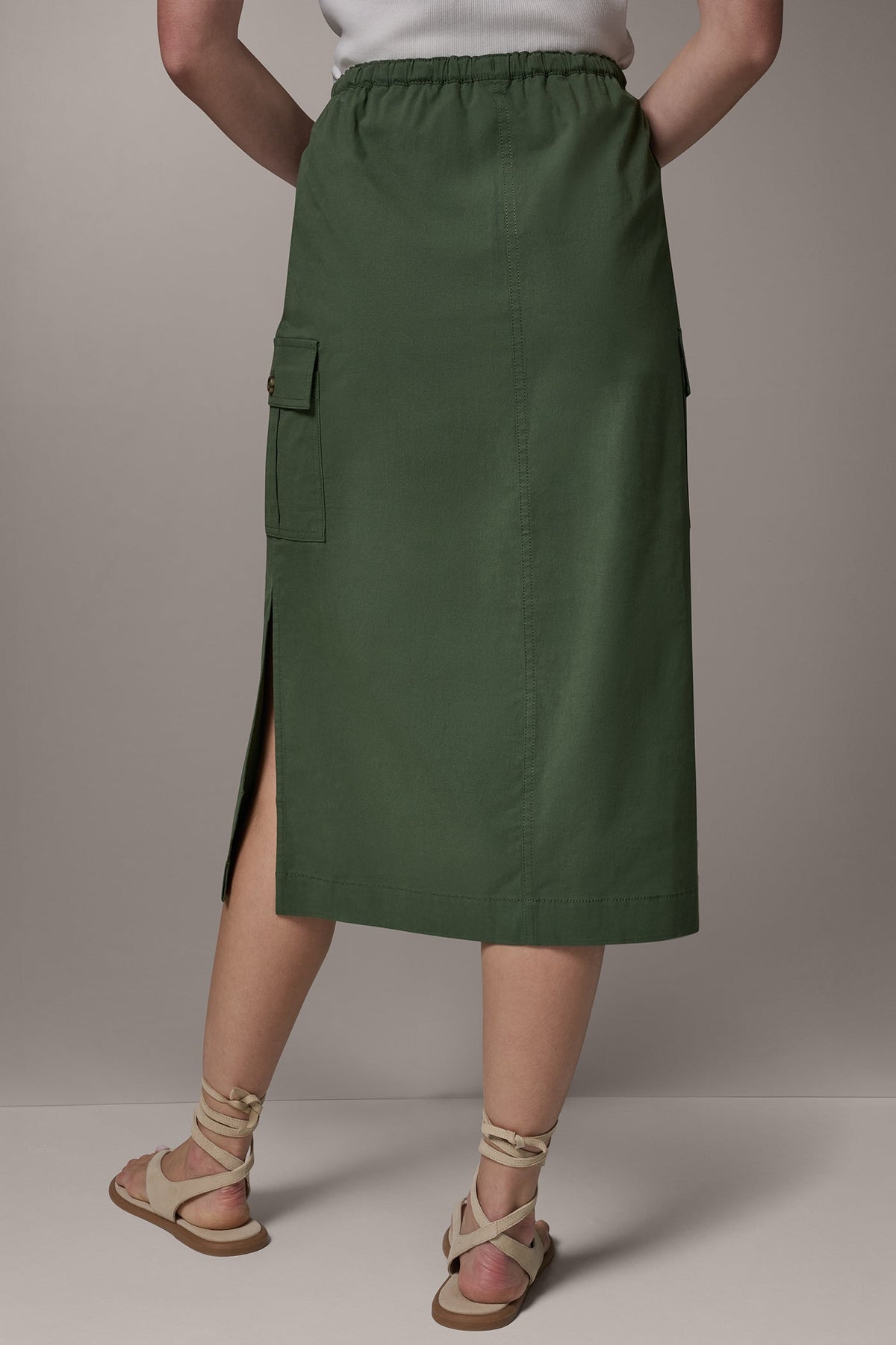 Donna Karan MIDI CARGO PENCIL SKIRT