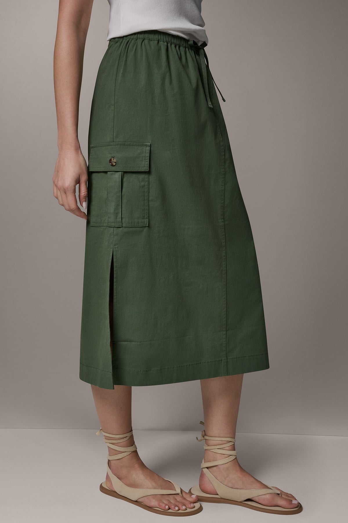 Donna Karan MIDI CARGO PENCIL SKIRT