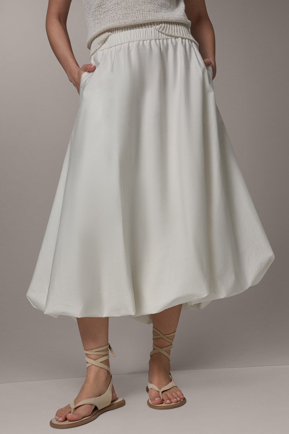 Donna Karan MIDI BUBBLE SKIRT