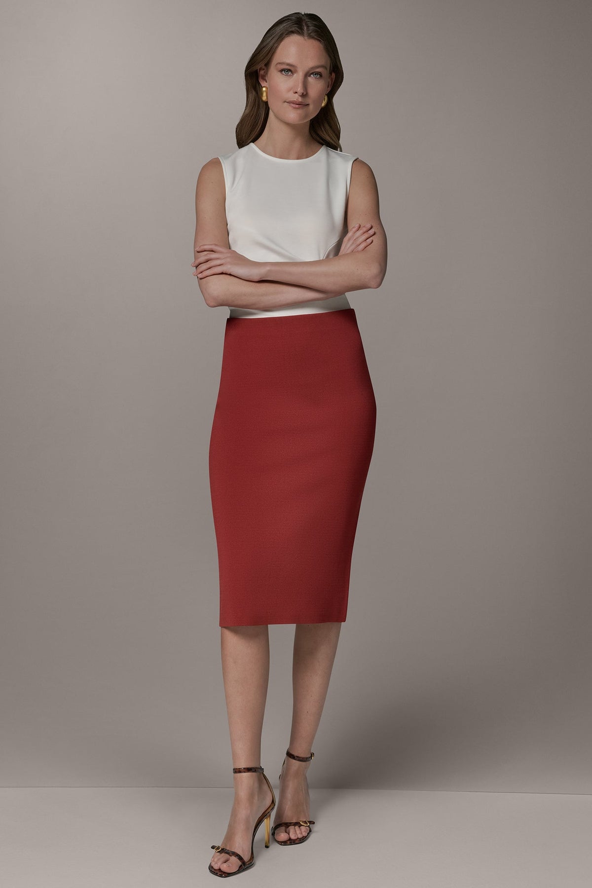 Donna Karan MIDI SWEATER SKIRT