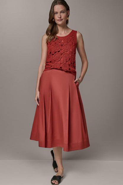 Donna Karan MIDI A-LINE SKIRT