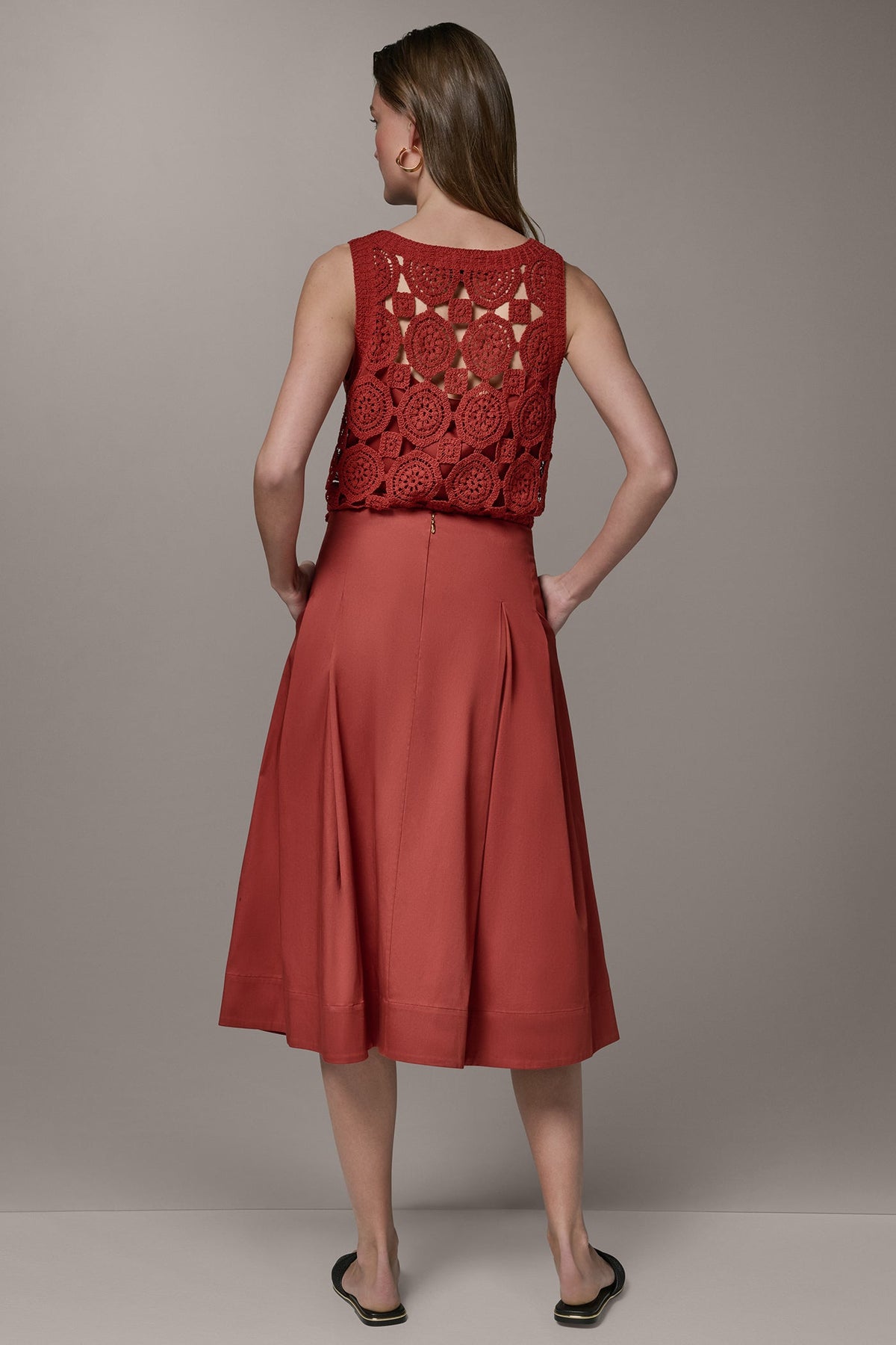 Donna Karan MIDI A-LINE SKIRT