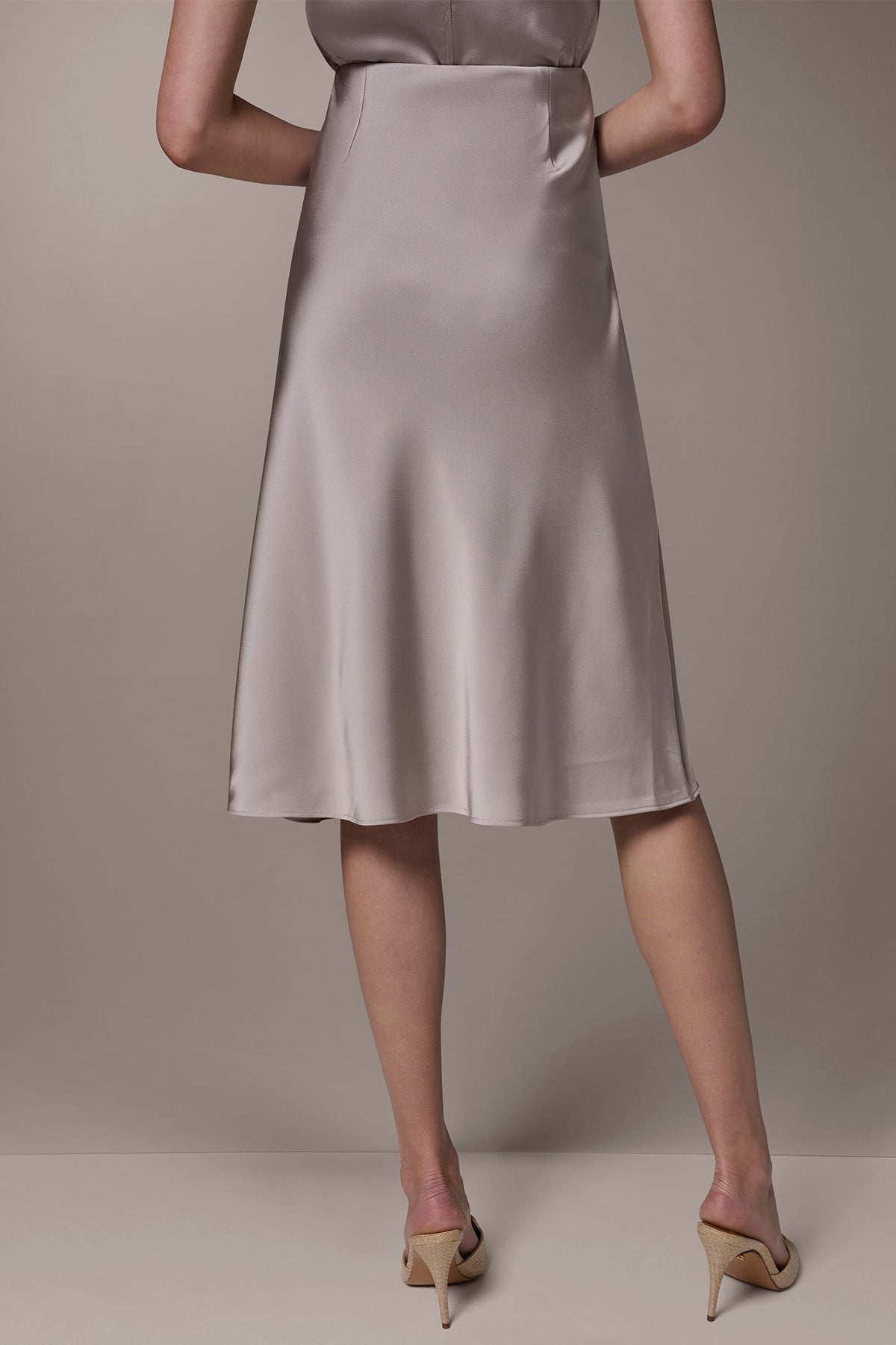 Donna Karan SATIN BIAS SKIRT