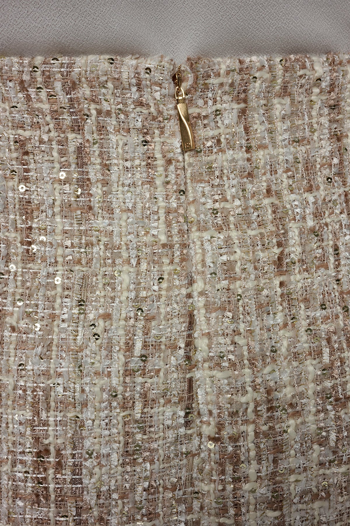 Donna Karan SEQUIN TWEED MIDI SUIT PENCIL SKIRT