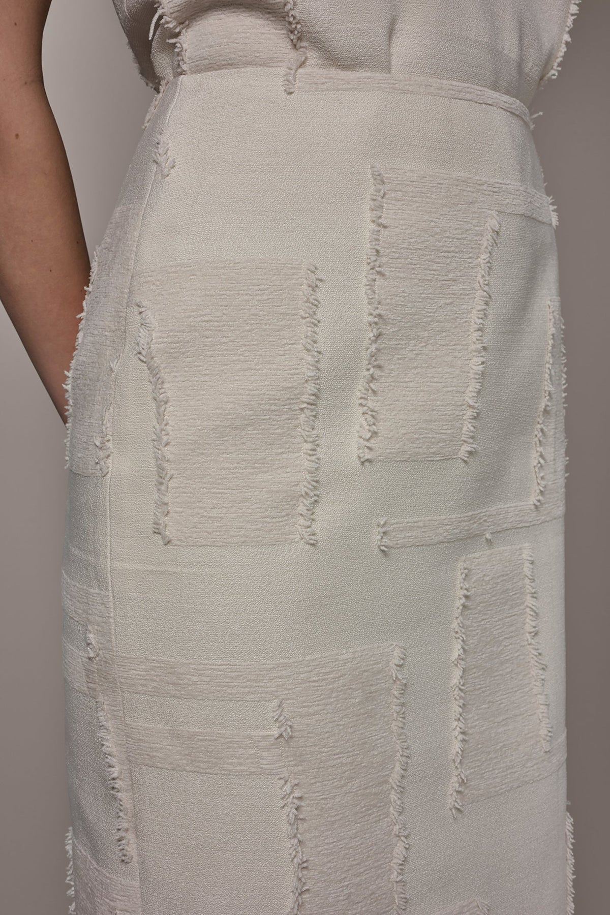 Donna Karan JACQUARD MIDI SUIT PENCIL SKIRT