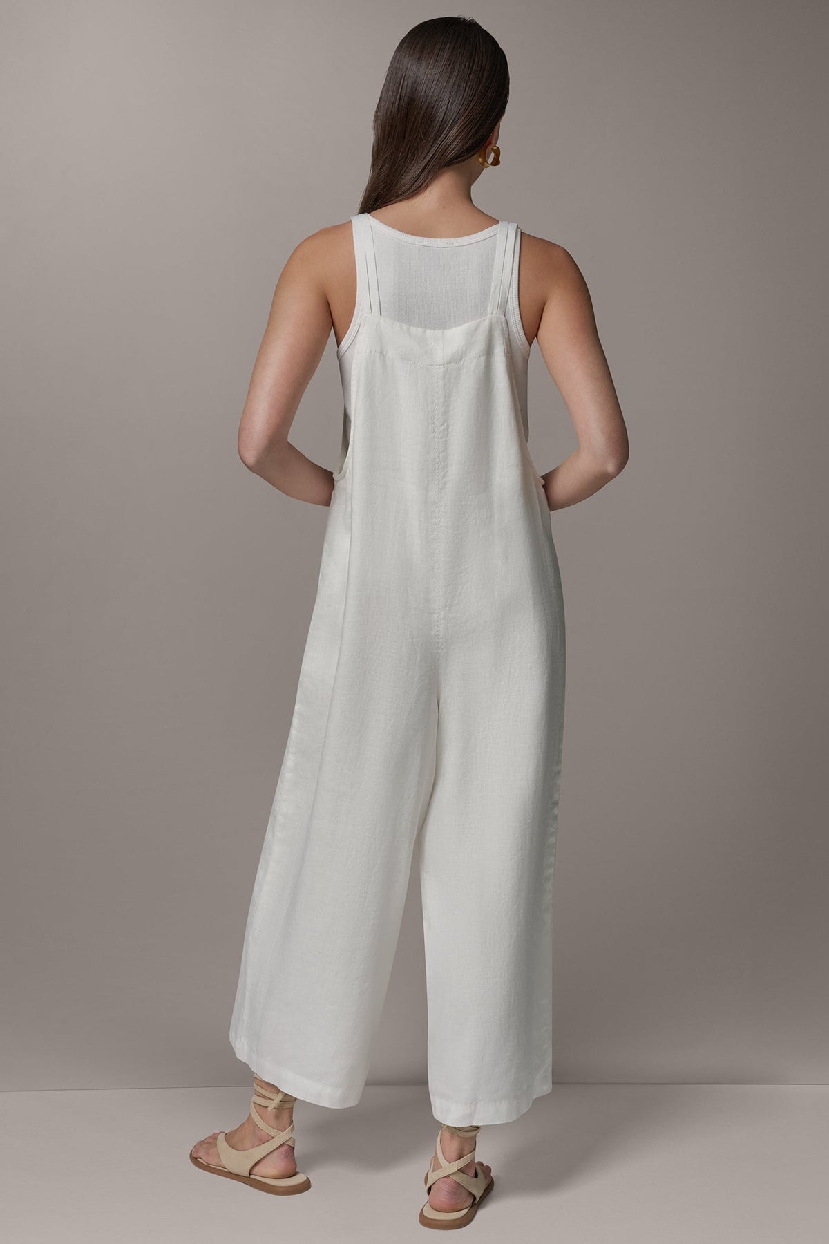 Donna Karan SLEEVELESS CROPPED JUMPER