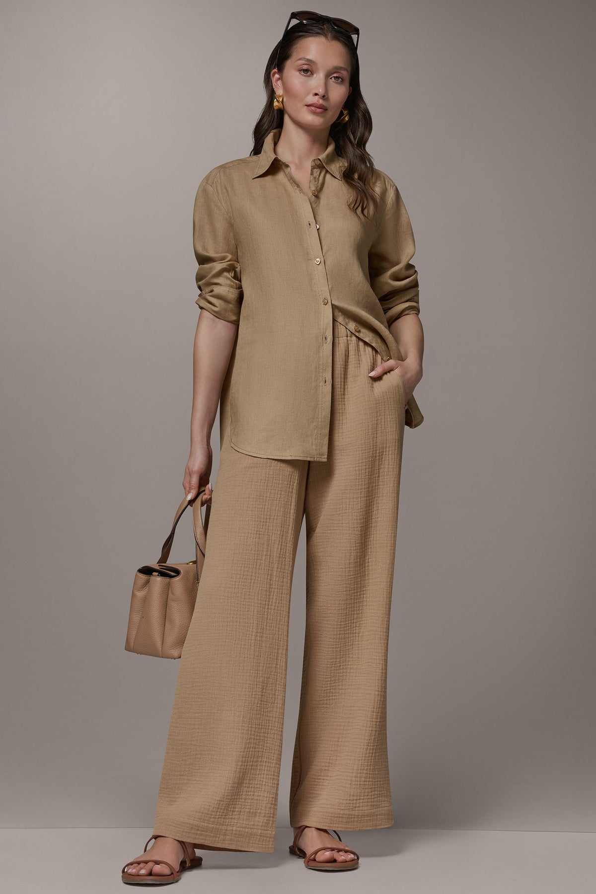 Donna Karan LONG SLEEVE SHIRT