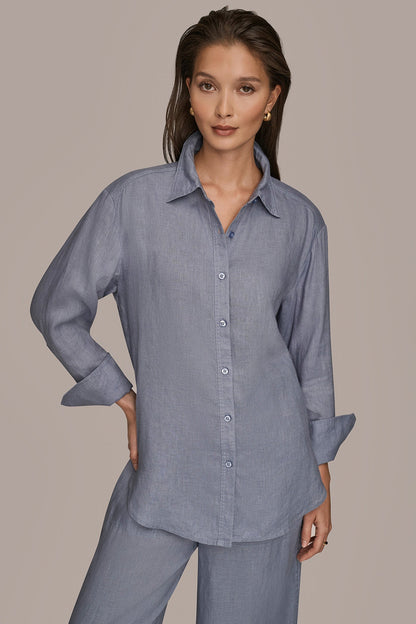 Donna Karan LONG SLEEVE SHIRT