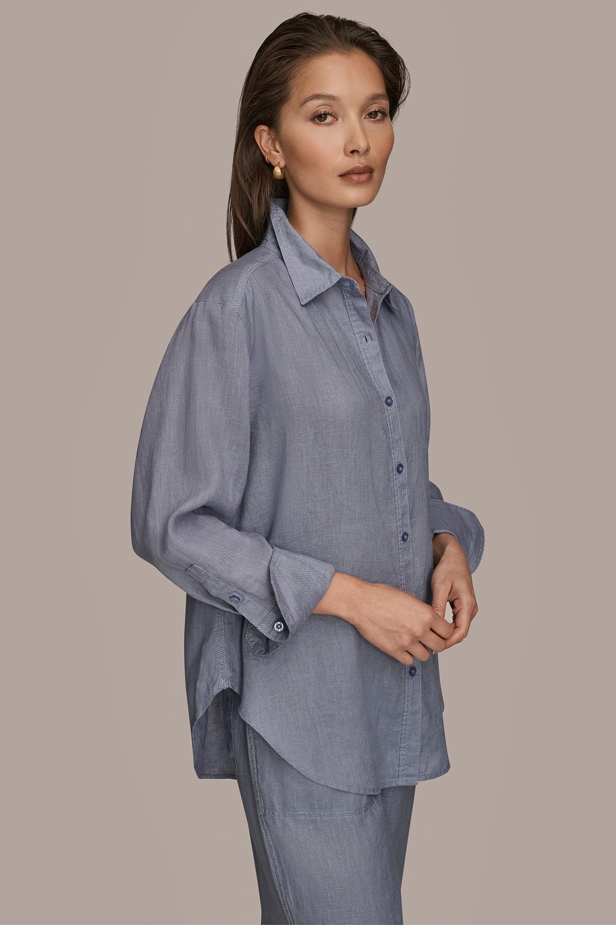 Donna Karan LONG SLEEVE SHIRT