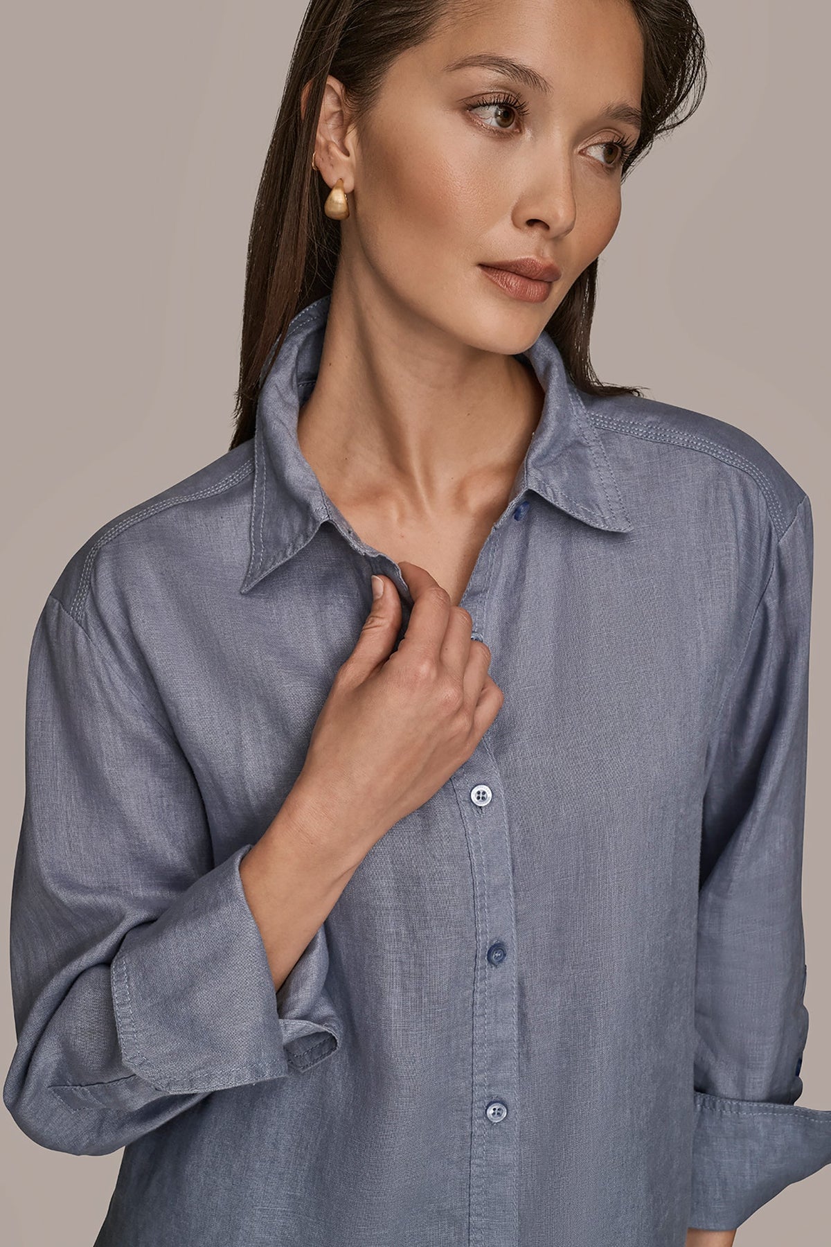 Donna Karan LONG SLEEVE SHIRT