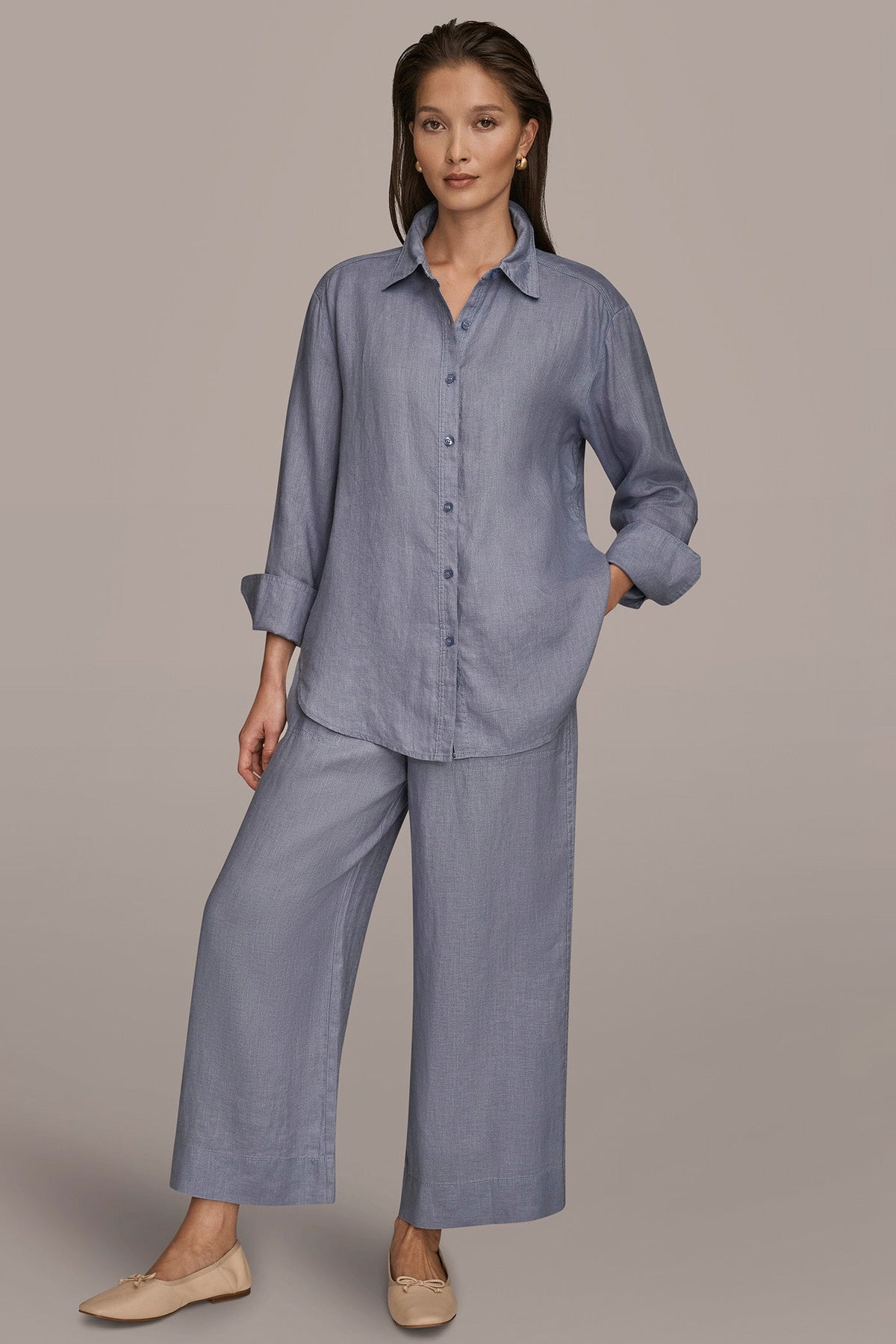 Donna Karan LONG SLEEVE SHIRT