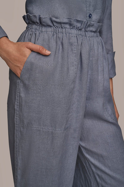 Donna Karan HIGH-RISE PAPERBAG PANT