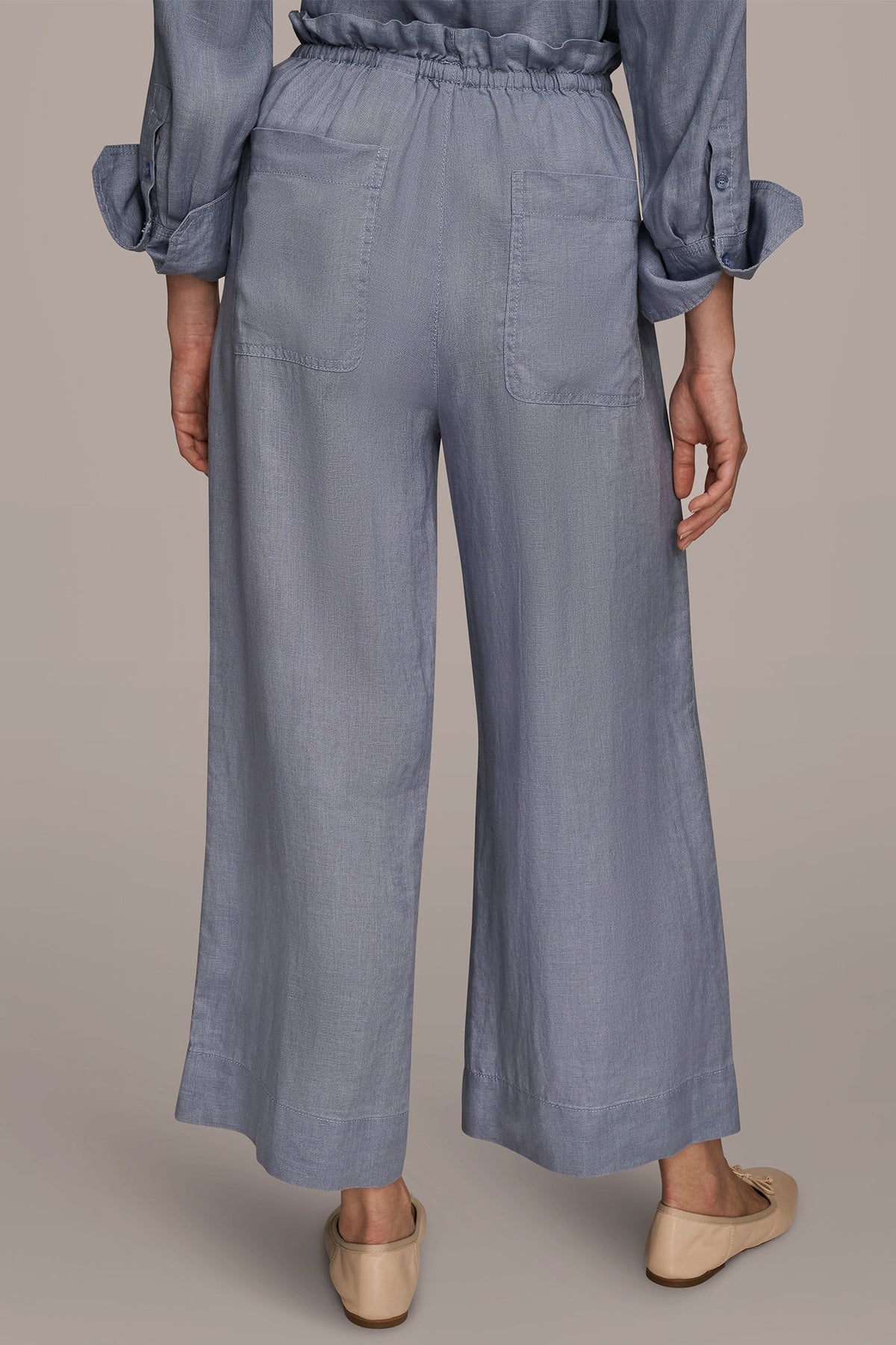 Donna Karan HIGH-RISE PAPERBAG PANT
