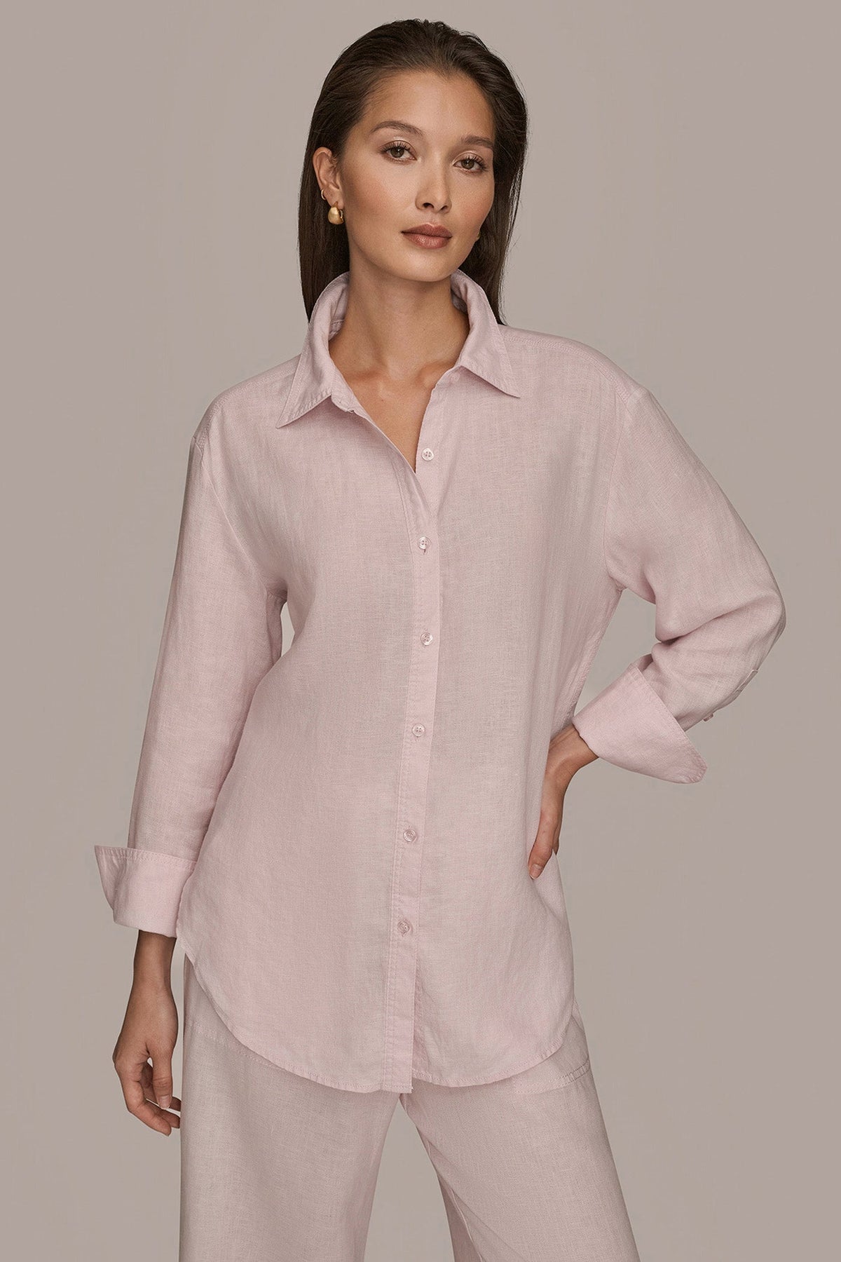 Donna Karan LONG SLEEVE SHIRT