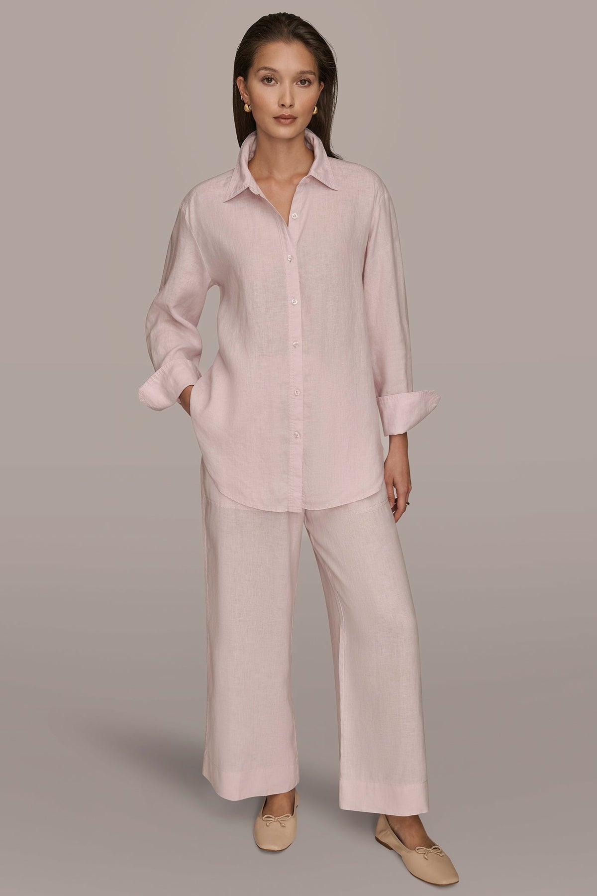 Donna Karan LONG SLEEVE SHIRT