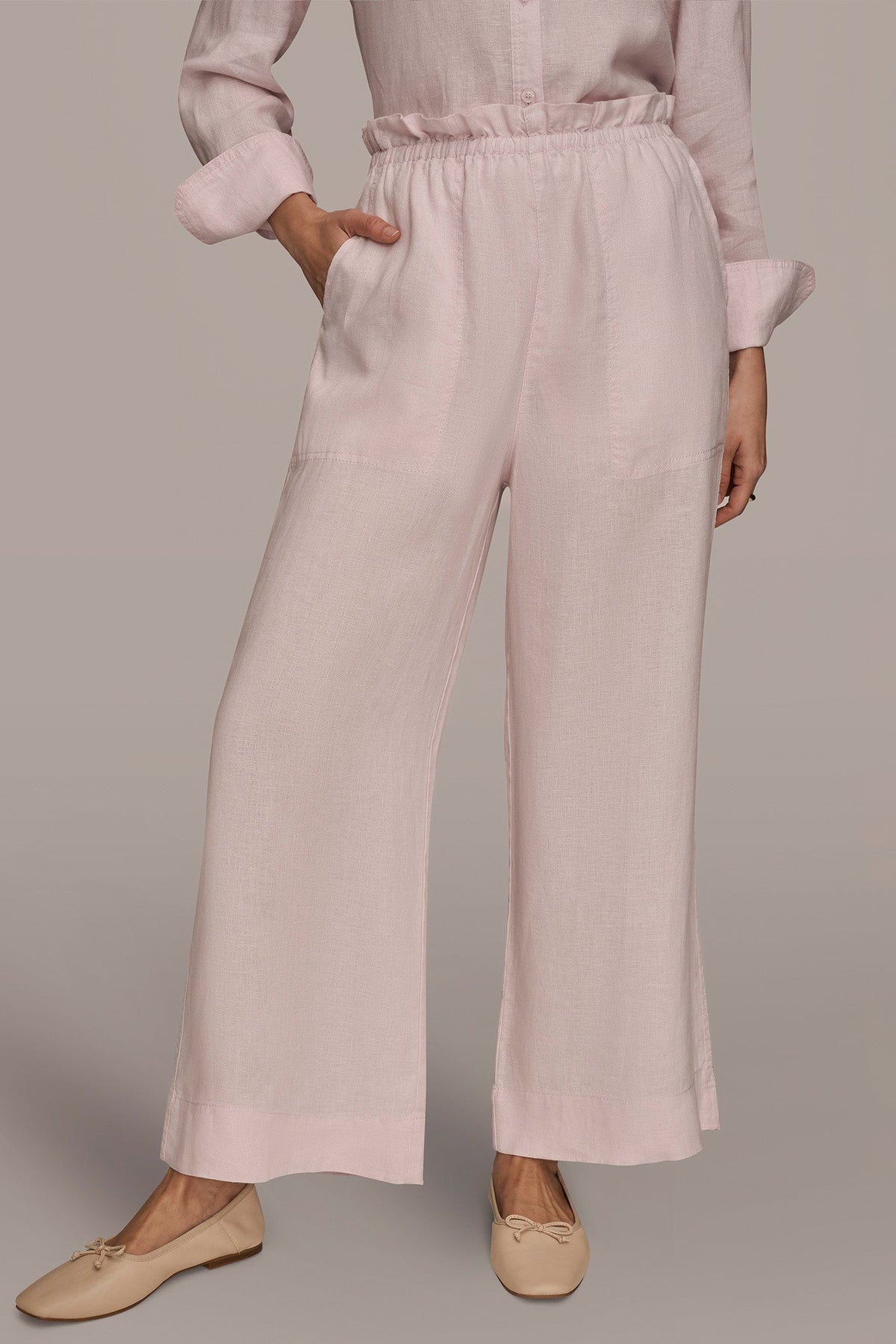 Donna Karan HIGH-RISE PAPERBAG PANT