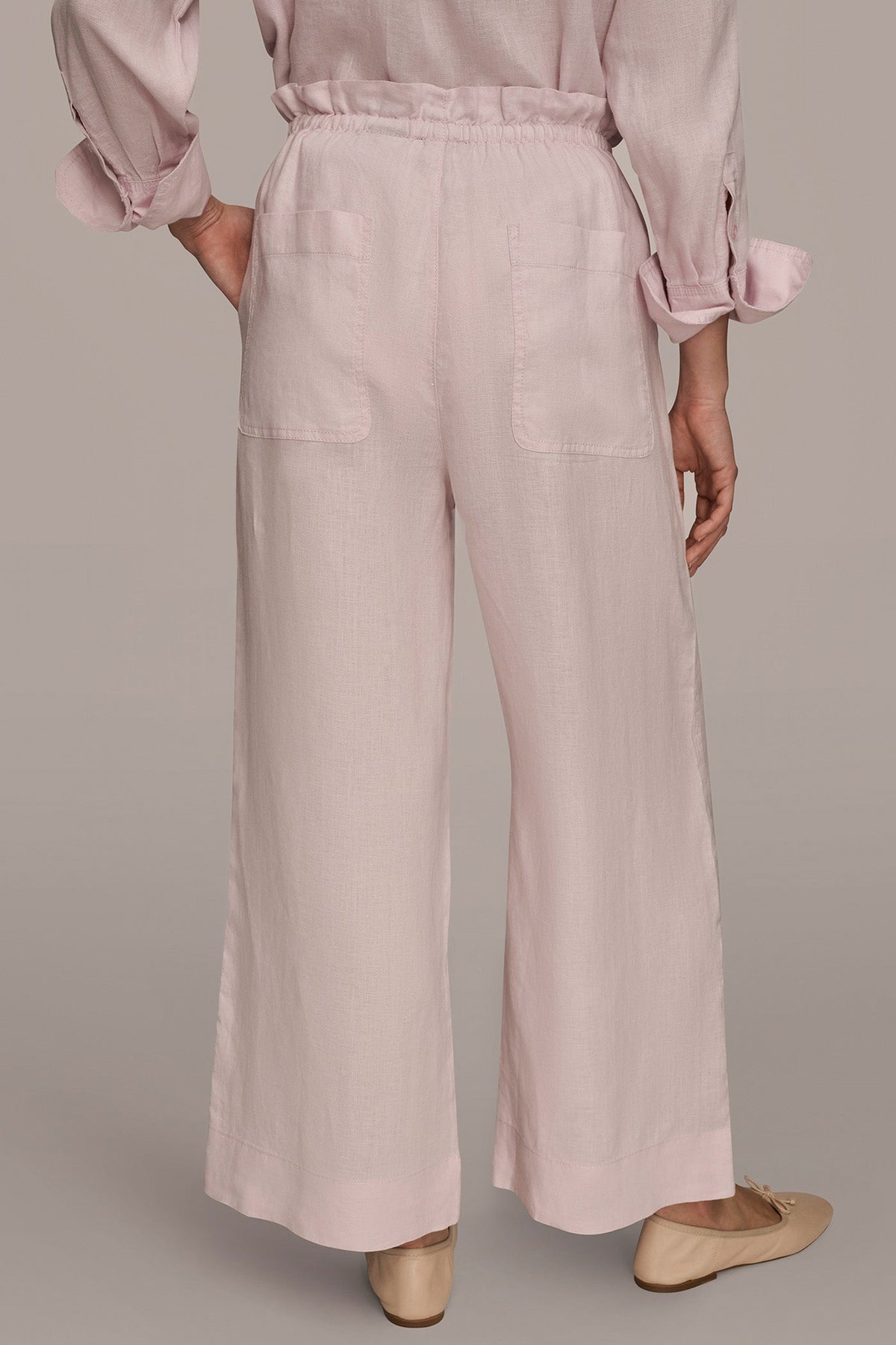 Donna Karan HIGH-RISE PAPERBAG PANT