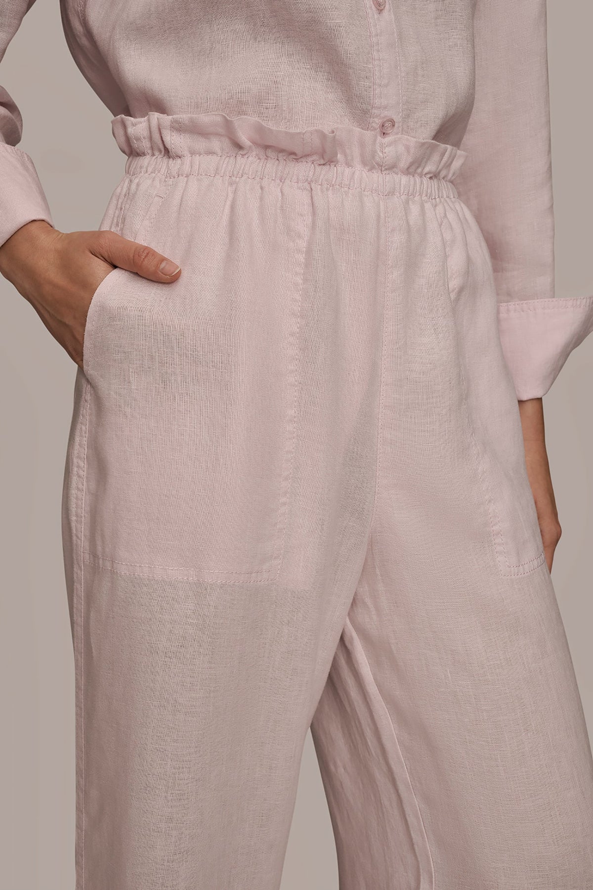 Donna Karan HIGH-RISE PAPERBAG PANT
