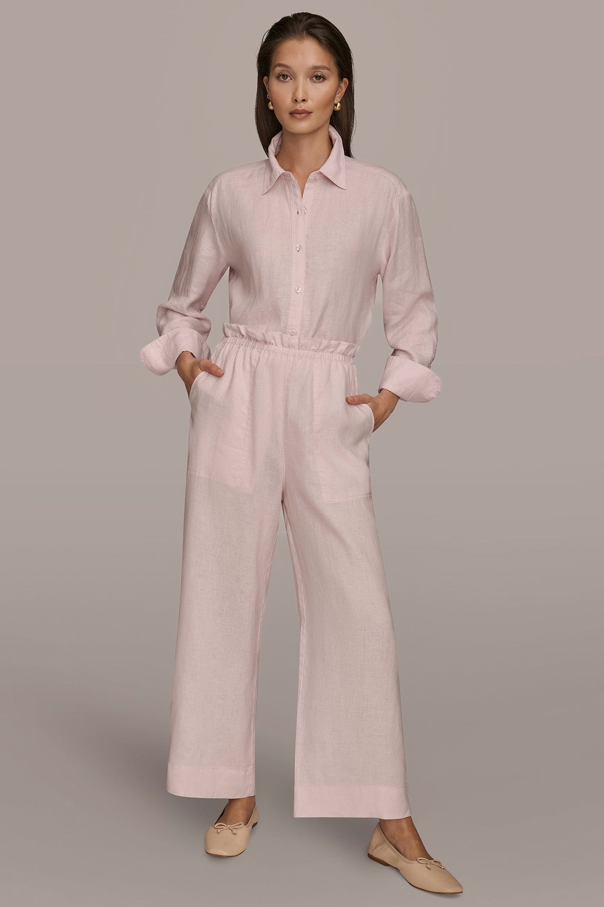 Donna Karan HIGH-RISE PAPERBAG PANT