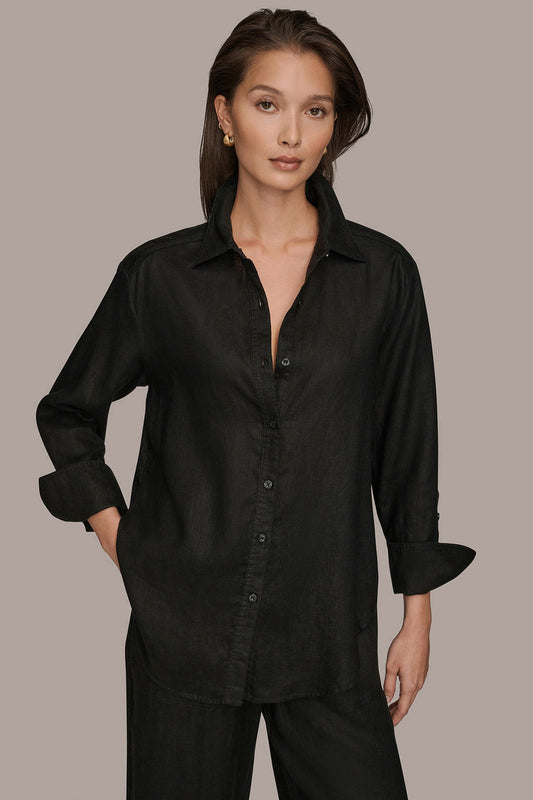 Donna Karan LONG SLEEVE SHIRT