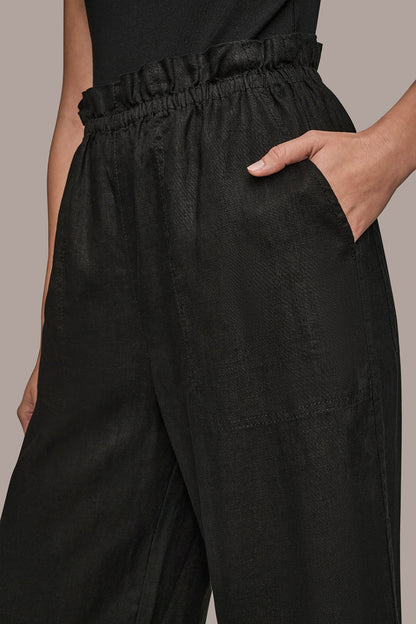 Donna Karan HIGH-RISE PAPERBAG PANT