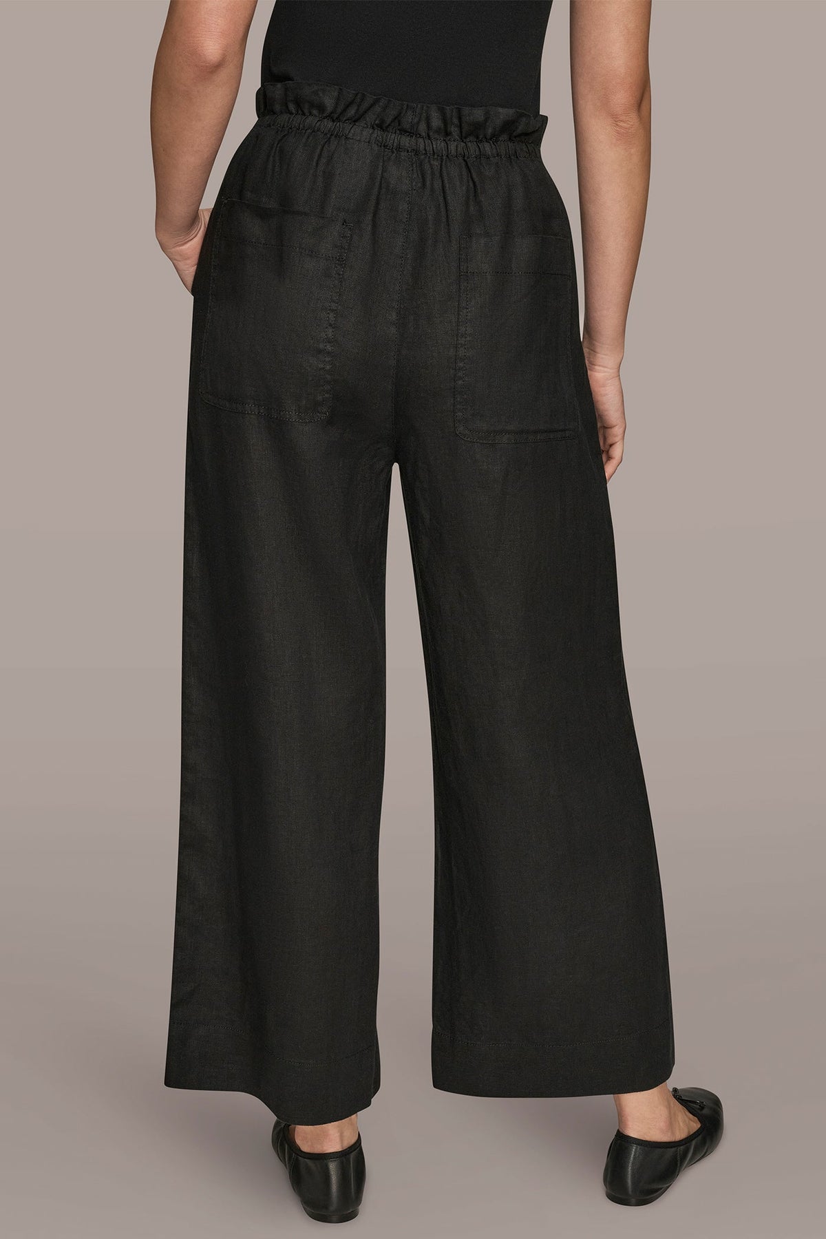 Donna Karan HIGH-RISE PAPERBAG PANT
