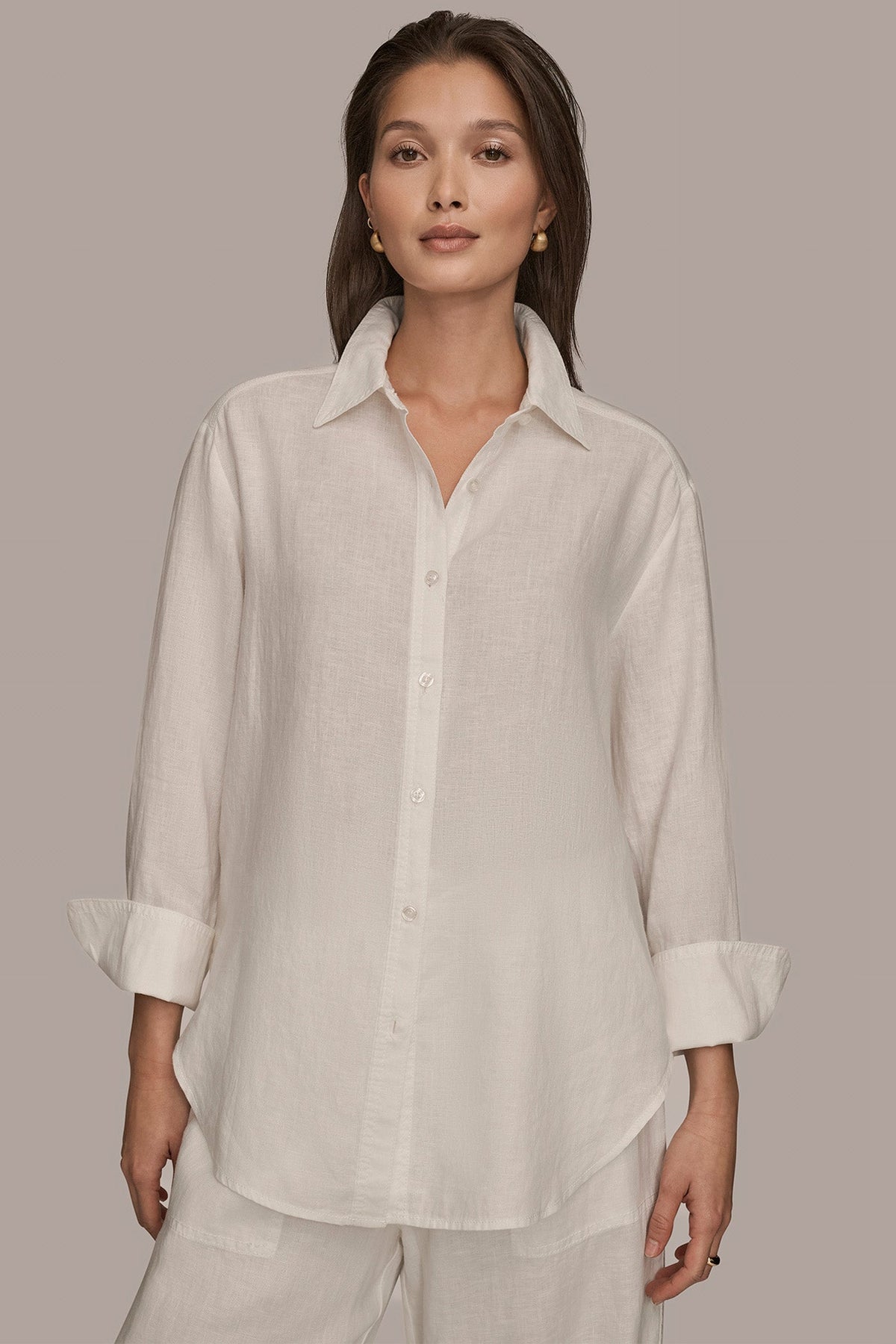 Donna Karan LONG SLEEVE SHIRT