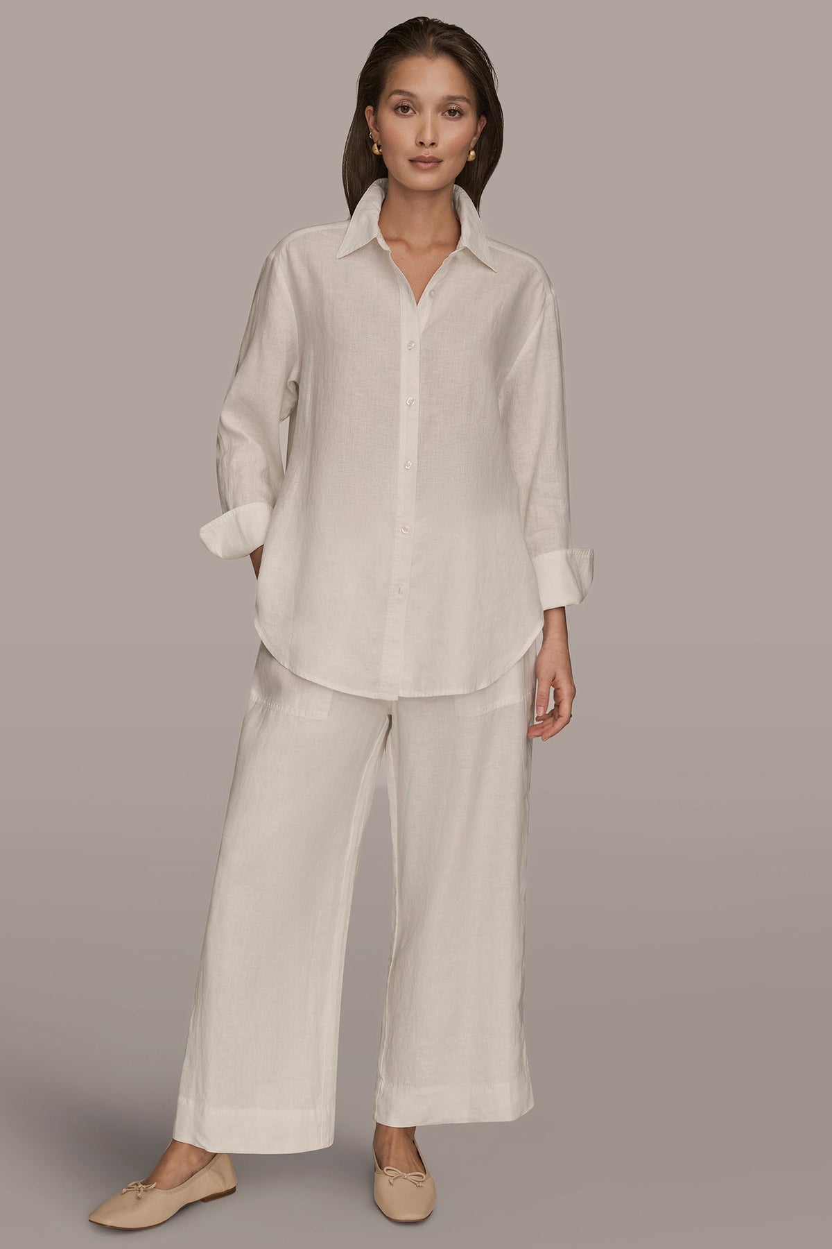 Donna Karan LONG SLEEVE SHIRT