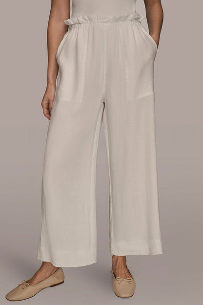 Donna Karan HIGH-RISE PAPERBAG PANT