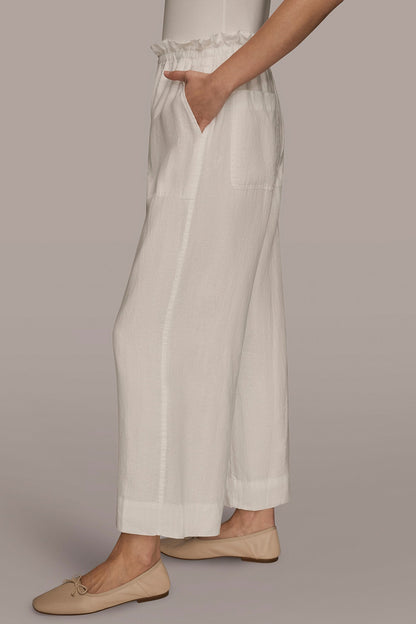 Donna Karan HIGH-RISE PAPERBAG PANT