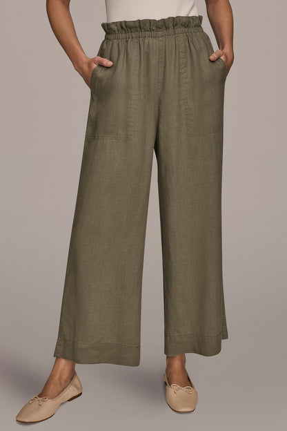 Donna Karan HIGH-RISE PAPERBAG PANT