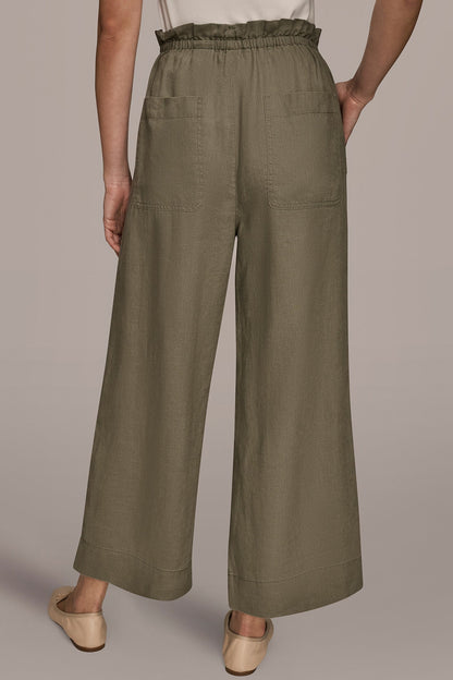 Donna Karan HIGH-RISE PAPERBAG PANT