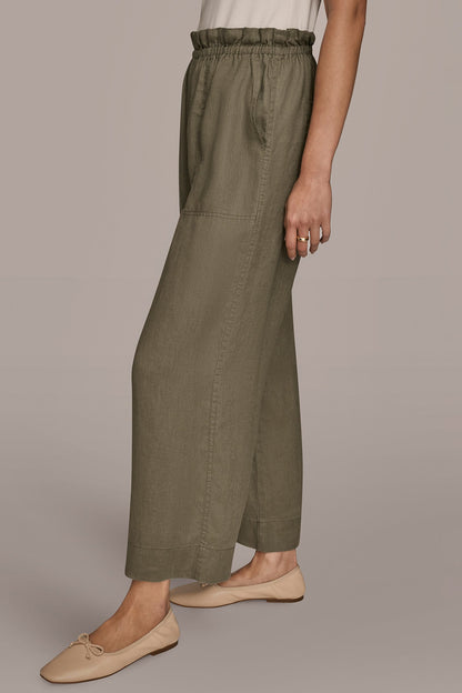 Donna Karan HIGH-RISE PAPERBAG PANT