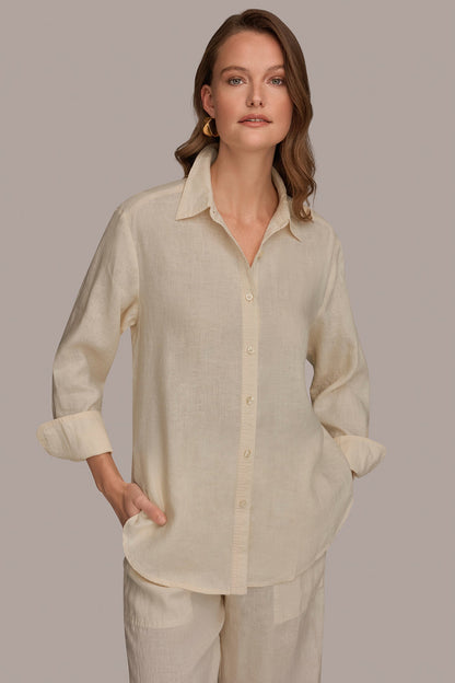 Donna Karan LONG SLEEVE SHIRT
