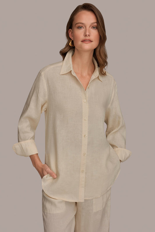 Donna Karan LONG SLEEVE SHIRT