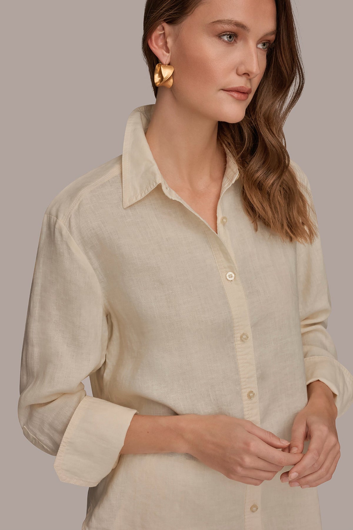 Donna Karan LONG SLEEVE SHIRT
