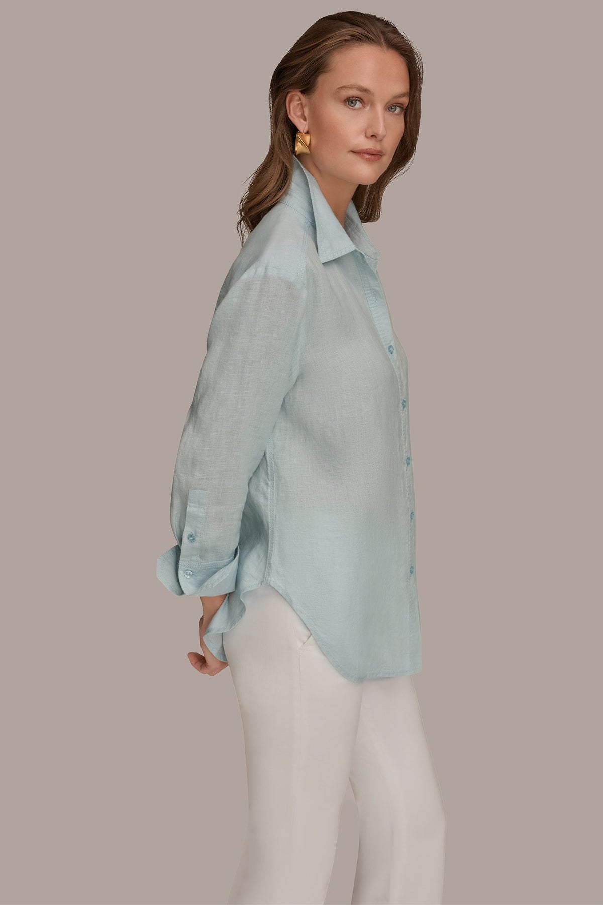 Donna Karan LONG SLEEVE SHIRT