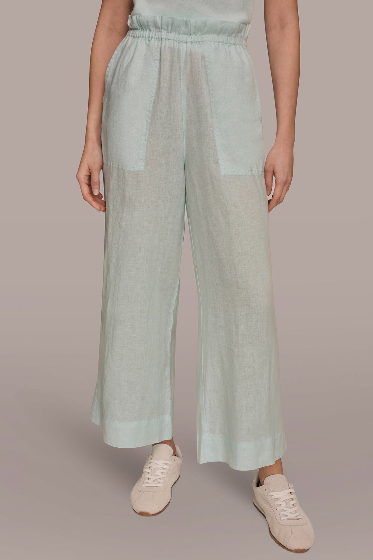 Donna Karan HIGH-RISE PAPERBAG PANT