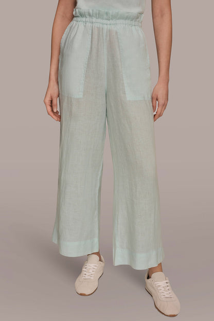 Donna Karan HIGH-RISE PAPERBAG PANT