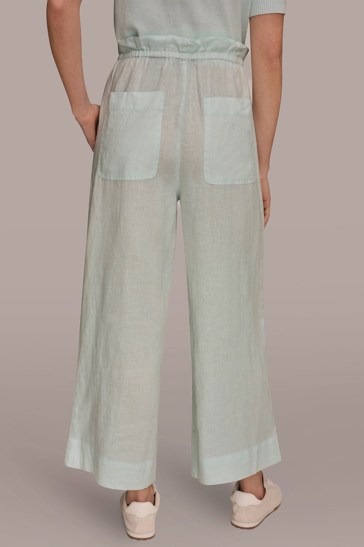 Donna Karan HIGH-RISE PAPERBAG PANT