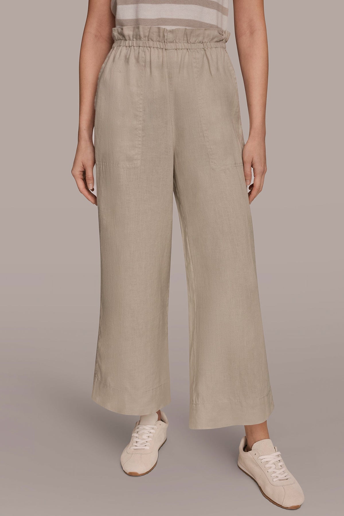 Donna Karan HIGH-RISE PAPERBAG PANT